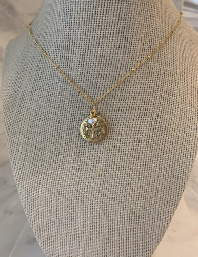 Ancient Cross Coin Necklace