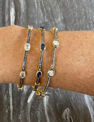 Rose Cut Diamond Bracelet – Ann Ashley