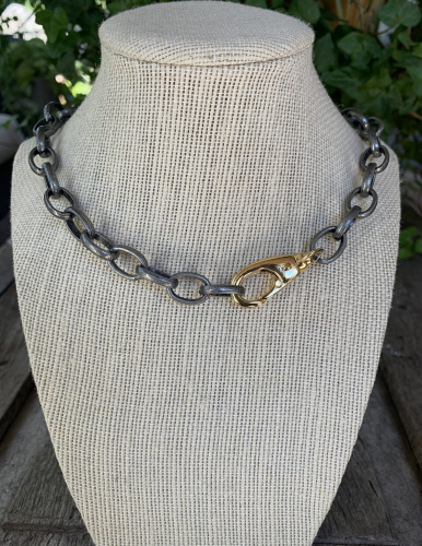 Chunky Lobster Claw Necklace