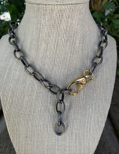 Chunky Lobster Claw Necklace